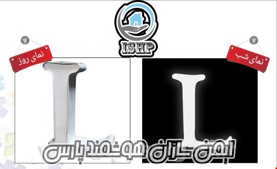  حروف برجسته چلنیوم لبه سفید